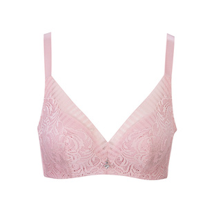 古今大胸显小薄款透气性感蕾丝上托侧收文胸收副乳内衣女0I1172