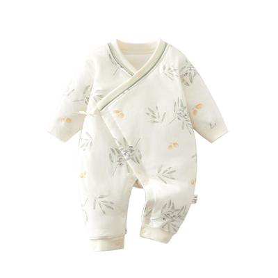 小聪熊婴儿衣服秋冬夹棉连体衣男