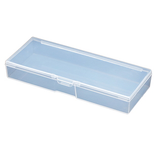 细长条盒 零部件元件盒 有带盖工具零件盒子透明长方形收纳小盒子
