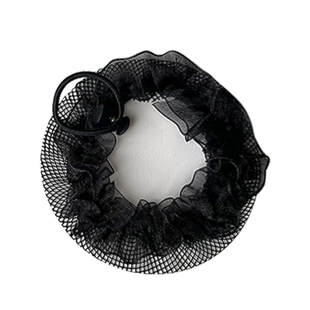 发网女盘头发隐形舞蹈生考试专用丸子头神器发包儿童无痕网兜头花