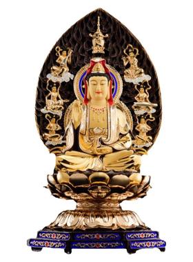 台湾盛凡纯铜鎏金工艺西方三圣