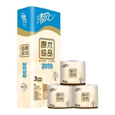 清风卷筒纸3层加厚卫生纸实惠装