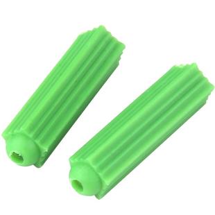 塑料膨胀管8mm胶塞膨胀螺丝内膨胀螺栓绿色尼龙胶粒墙塞涨塞M6/M8