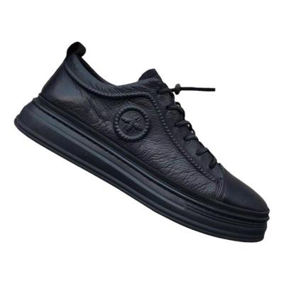 头层牛皮真皮保暖增高休闲鞋皮鞋