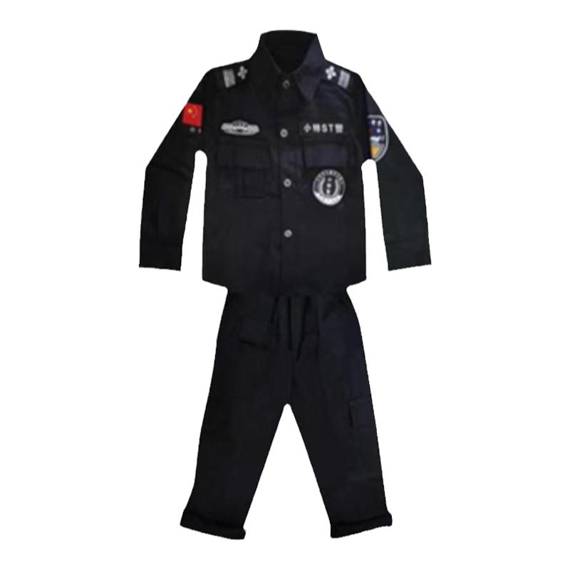 六一儿童警官服服交警制服男孩服装小保安衣服玩具套装小孩特种兵