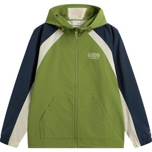 李宁外套男女同款春夏新款夹克梭织潮流运动风衣防风服防晒衣外套