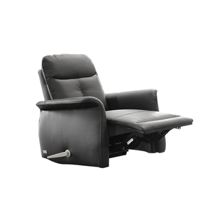 M&DCASA线下同款单人真皮md沙发椅意式轻奢手动转椅飞燕椅ZME6