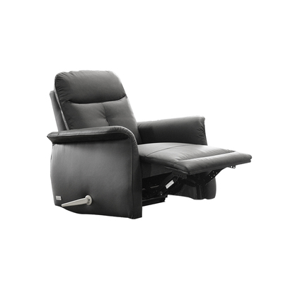 M&DCASA线下同款单人真皮md沙发椅意式轻奢手动转椅飞燕椅ZME6