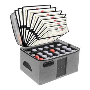 营业执照印章一体包公章收纳盒公司盖印印章保管箱放章的收纳包大容量多格办公室章子收纳盒密码锁文件包