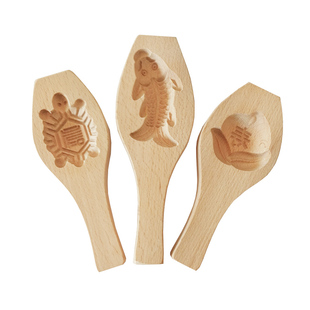 蒸做馍馍花样卡通馒头木质模子立体3d可爱金鲤面鱼各种面食的模具