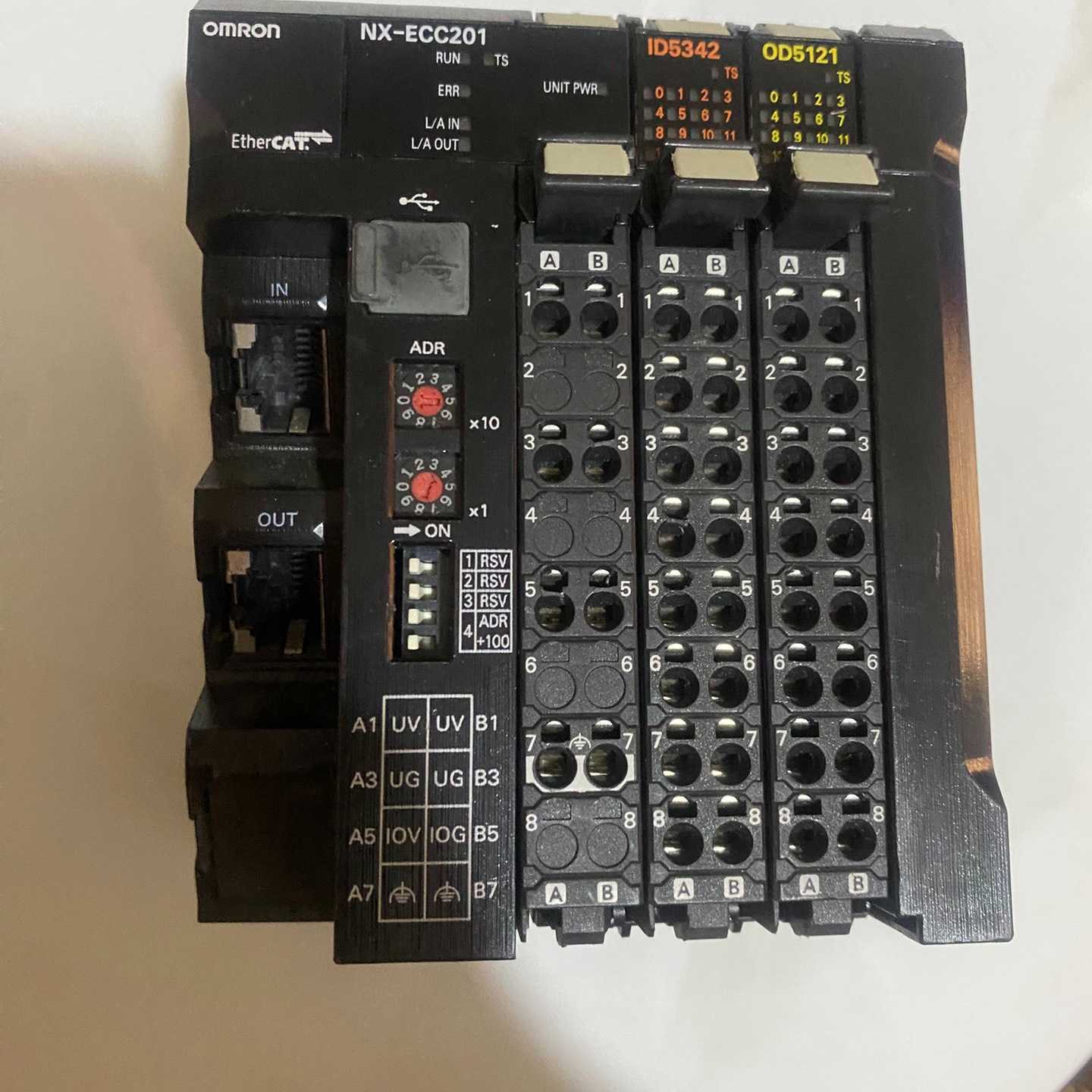 NX-ECC201 欧姆龙NX系列EtherCAT总线模块