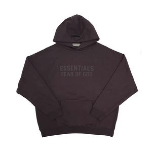 现货FOG SS23 Essentials硅胶字母连帽卫衣美潮宽松休闲帽衫男女