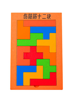 伤脑筋十二块木制烧脑游戏