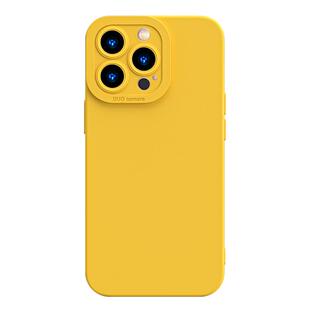 适用于苹果17air手机壳柠檬黄iPhone16pro液态15硅胶14纯色13promax高级感x全包12特别mini新款11黄色8女款7