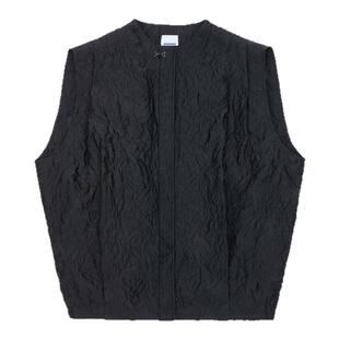 ADERERROR 25SS  Vest Product. 65 马甲褶裥廓形双拉链无袖衬衫