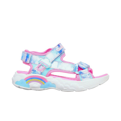 Skechers/斯凯奇正品大童夏季新款魔术贴沙滩运动凉鞋302975L