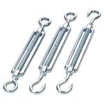 国标镀锌开体式花篮螺丝收紧器紧线 钢丝绳拉紧器 紧绳器螺栓螺杆