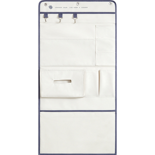 林氏生活学生宿舍床上收纳挂袋神器壁挂式墙上床边置物袋卧室布艺