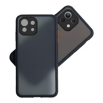 适用小米11青春版手机壳透明M2101K9C磨砂Mi11lite全包镜头防摔软硅胶保护套新款男女网红送钢化膜十一官外壳