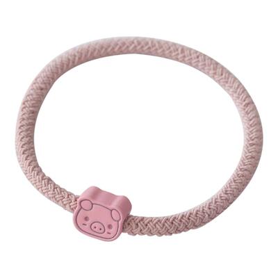 可爱小猪猪皮筋发圈头绳情侣手链