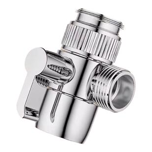 洗衣机接水龙头一分二接头能万转换分流器水管三通一进二出分水阀