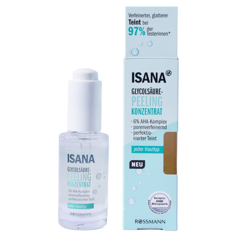ISANA6%AHA果酸去角质闭口精华