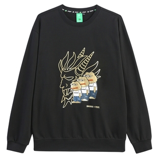 ONIARAI/鬼洗秋季鬼洗x悲伤蛙联名牛仔裤PEPE圆领卫衣B240093男女