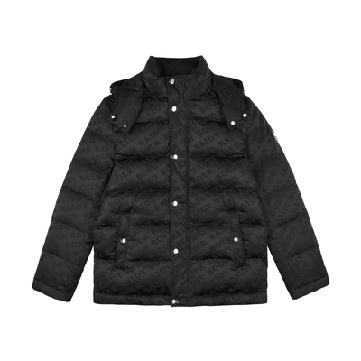 雷迪波尔可脱卸帽设计羽绒服