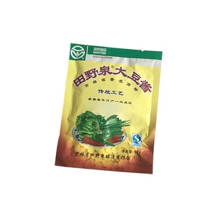东北土特产 田野泉大酱 田野泉大豆酱90克东北臭酱