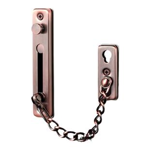 免打孔防盗门内反锁扣门栓房门锁安全搭扣不锈钢酒店家用门链锁链