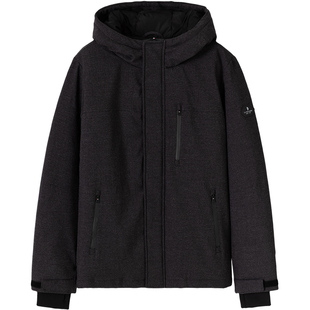 USPA羽绒服男款2023新款冬季保暖男装男青年时尚短款羽绒外套冬装