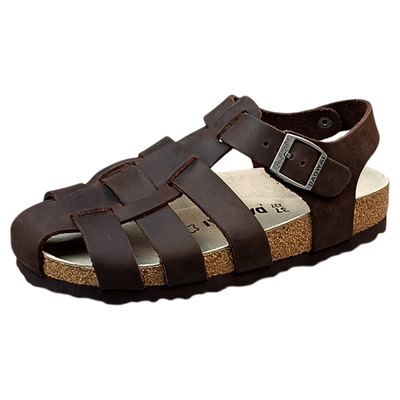 岛外DAOWAI勃肯鞋罗马凉鞋休闲个性复古平底防滑透气时尚软木女鞋