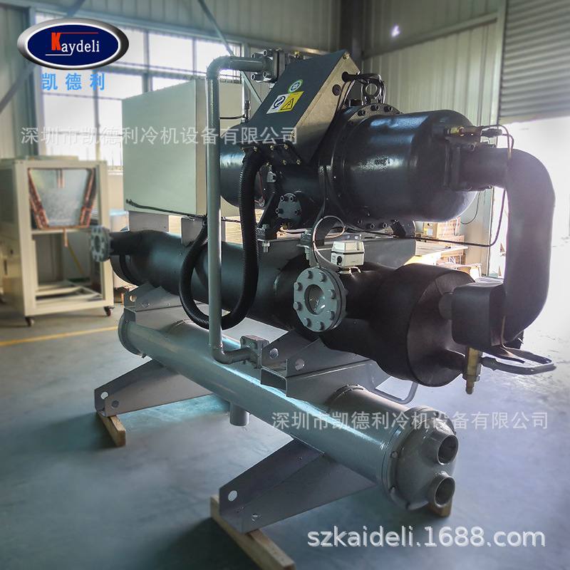 螺杆式冷水机 发酵罐食品饮料机械设备冷却机组60hp工业冷冻机