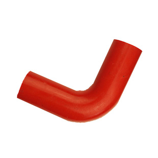 硅胶橡胶管夹布增压器弯管红色橡胶管90度直角弯头水管空气管接头