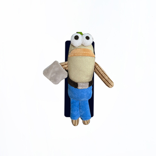 emo原创比奇堡打工鱼汽车门把套车内拉手保护车顶扶手套车用装饰