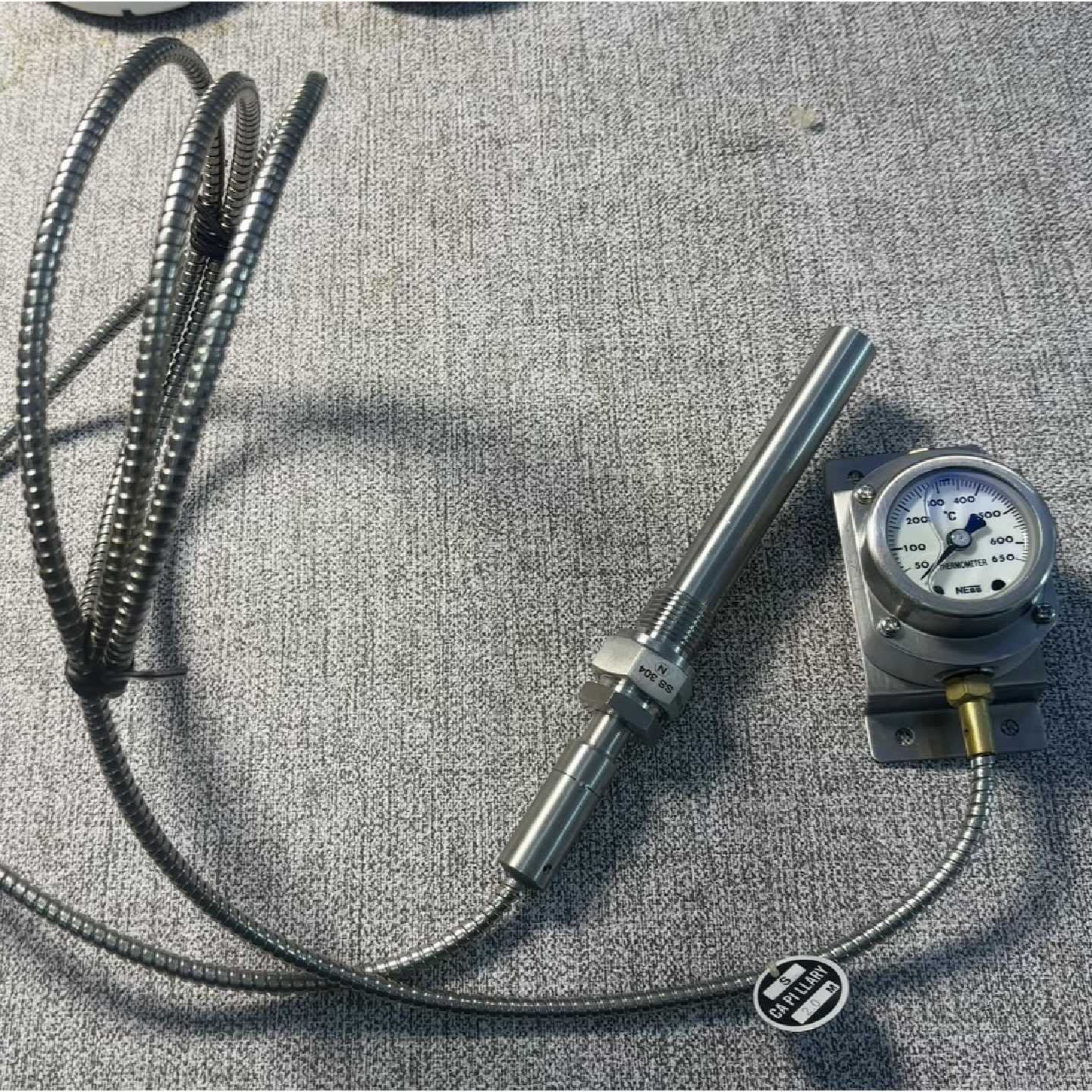 【议价-可维修】THERMOMETER温度计 量程0-650 带玻璃毛细管 全新