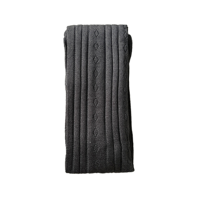 夜间教习室卡其色连裤袜菱格花纹保暖外穿百搭jk美拉德色系打底裤