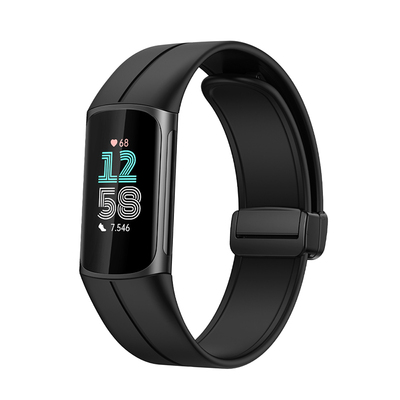 Fitbit手环charge6/5硅胶表带