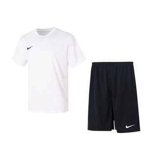耐克速干套装男2026春季新款圆领短袖T恤跑步短裤透气训练运动服