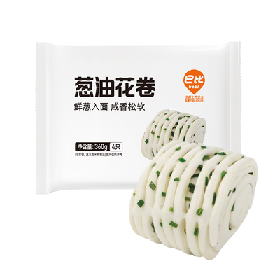 巴比食品营养早餐葱油花卷