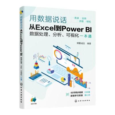 用数据说话 从Excel到Power BI数据处理 分析 可视化一本通 Excel+Power BI联合 轻松搞定数据分析 Excel及PowerBI入门参考书籍