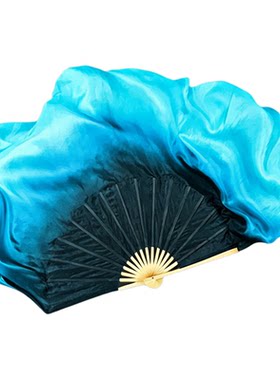 扇子舞蹈扇乌苏里船歌跳舞真丝
