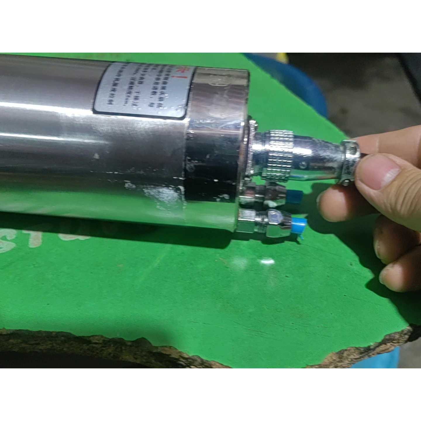 议价雕刻机主轴电机JGD80A1.5KW80*190成维修图片