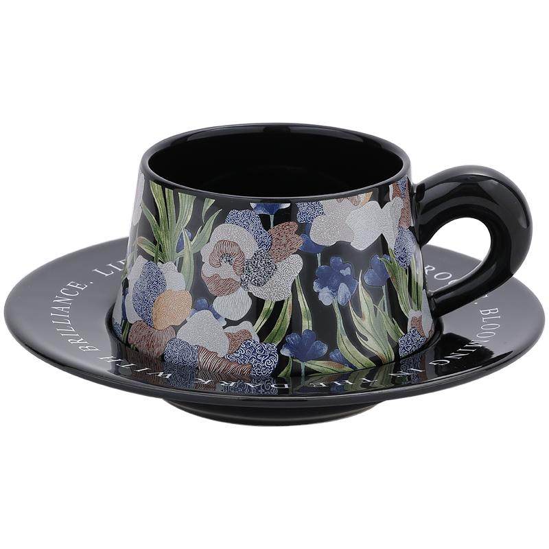 陶瓷女士精致咖啡杯杯碟套装网红下午茶餐具好看的杯子创意情侣杯