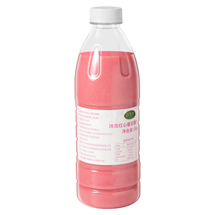 冷冻红芭乐汁非浓缩果汁NFC鲜榨红心番石榴原浆奶茶店专用原料1kg