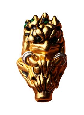 黄金色大鹏鸟三通佛头