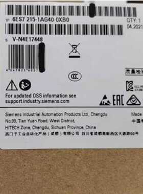 议价6ES72151AG400XB0西门子CPU1215C DC/DC/DC 6ES7215-1AG40-0X