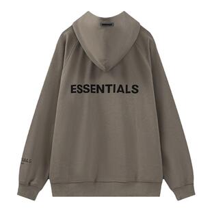 FEAR OF GOD FOG复线ESSENTIALS高街拉链开衫男女连帽卫衣外套潮