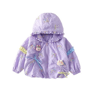 玛米玛卡女童可爱外套2026春季新款中大童洋气时尚休闲童装