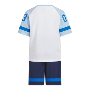 经典舒适运动短袖套装小童夏季adidas阿迪达斯官方outlets三叶草